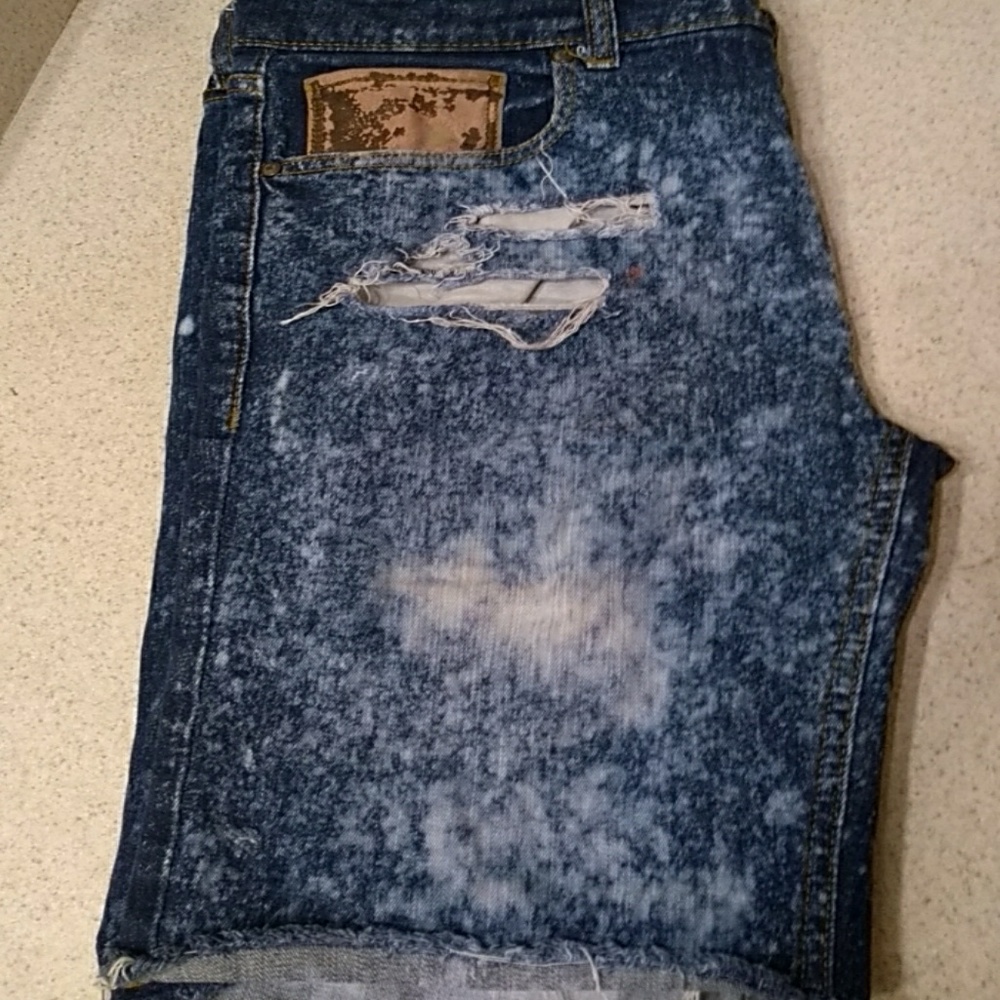 Denim shorts